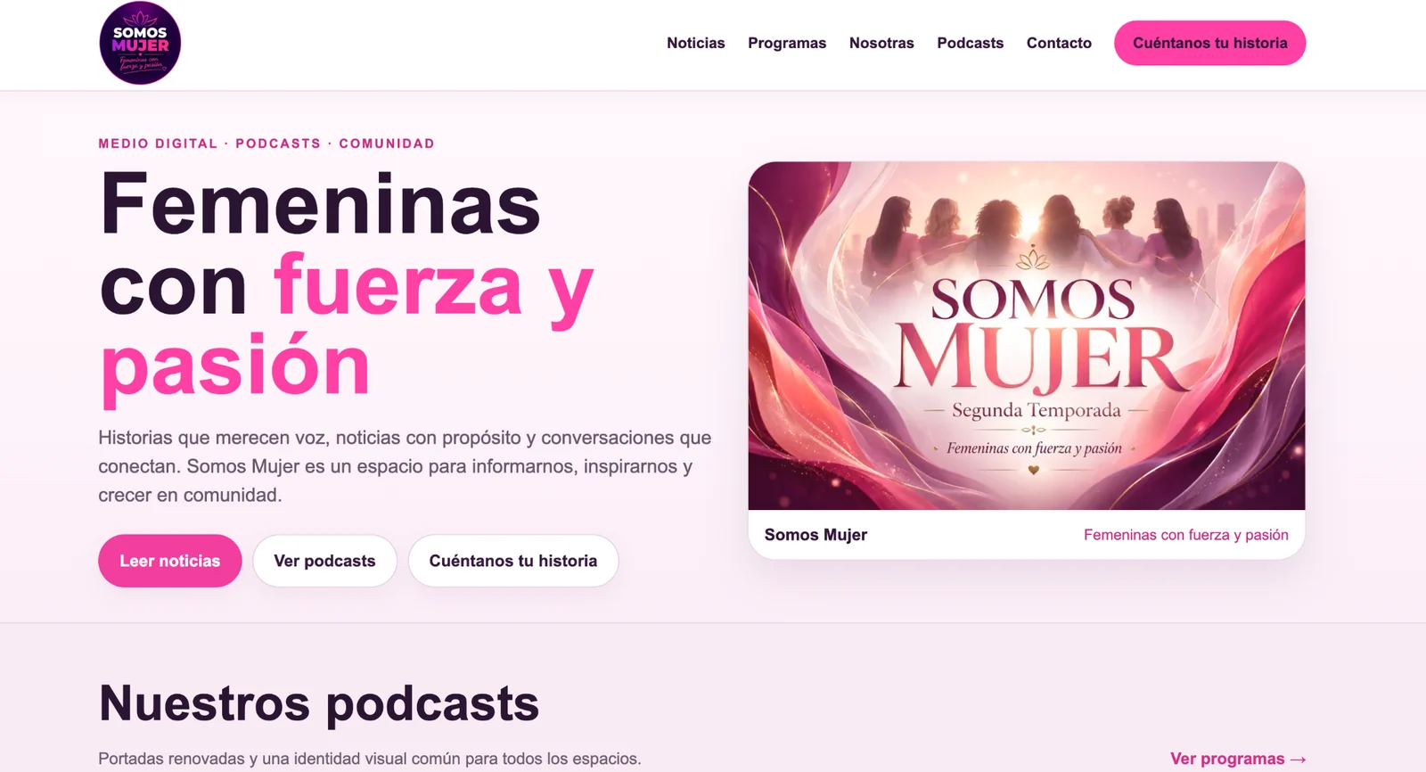 Portada de Somos Mujer
